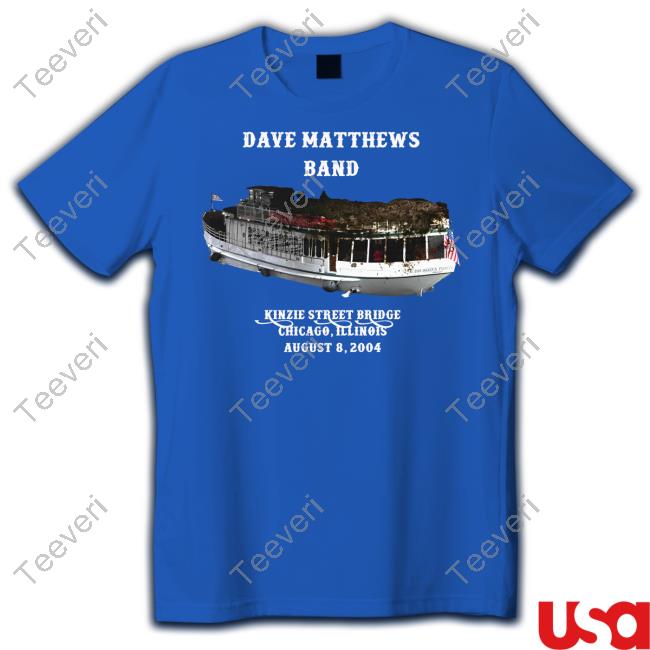 Dave Matthews Band Kinzie Street Bridge Chicago Illinois August 8,2004 Official Shirt