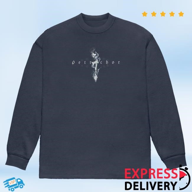 070 Shake Merch Store Petrichor Thermal Longsleeve Hoodie